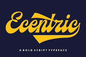 Ecentric Retro Fonts