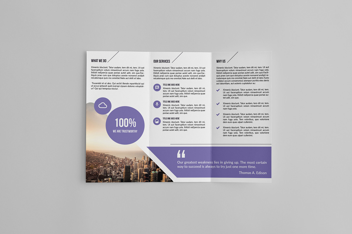 Trifold Brochure Template, a Brochure Template by assaiv (Photo 4 of 9)
