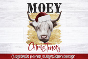 Christmas Heifer Sublimation Bundle, a Seasonal Illustration by RossiGalleria (Thumbnail 10 of 11)