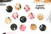Black Moon clipart, a Texture Illustration by anastasiia.art (Thumbnail 2 of 8)