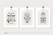 Collection florale – Logos, pictogra, an Outline Icon by AnneCeline (Thumbnail 4 of 8)