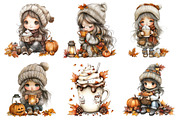 Pumpkin Spice Fall Clipart, an Illustration by Daily.Designs (Thumbnail 4 of 5)