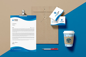 Minimalist Stationery Template, a Stationery Template by PixelStudio
