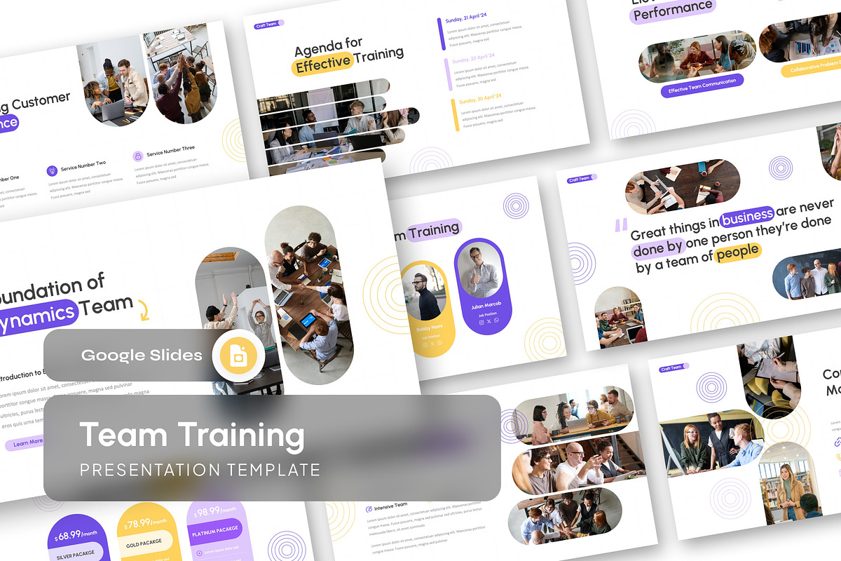 Team Training Presentation Slides, a Presentation Template by Antstheme (Photo 1 of 2)