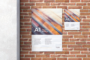 Poster Mockup, an Advertising Mockup by zpackcreative