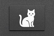 Sitting Cat Silhouette Vector, an Animal Illustration by Vectorium Studio (Thumbnail 4 of 4)