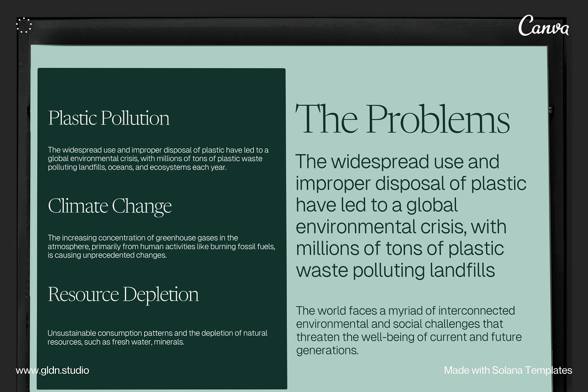 Sales Deck Template Presentation, a Presentation Template by GLDN Studio (Photo 7 of 9)
