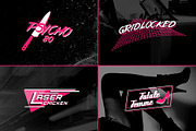 The 80's Action Badges, an Object Graphic by Tugcu Design Co. (Thumbnail 1 of 5)