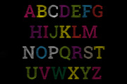 Font flower embroidery, a Serif Font by Chikovnaya (Thumbnail 5 of 6)