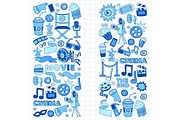 It's movie time! On notebook paper, a Texture Illustration by Art Loft (Thumbnail 12 of 16)
