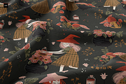 Cute Witch Pattern, a Pattern Graphic by Lady Bruniere Design (Thumbnail 7 of 8)
