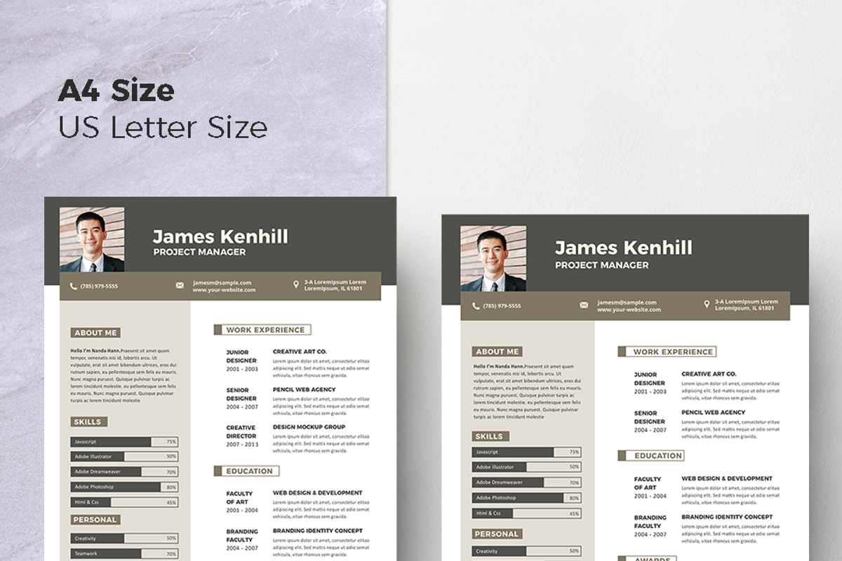 Vol.39 Resume & CV Template, a Resume Template by Hito Graphic (Photo 6 of 8)