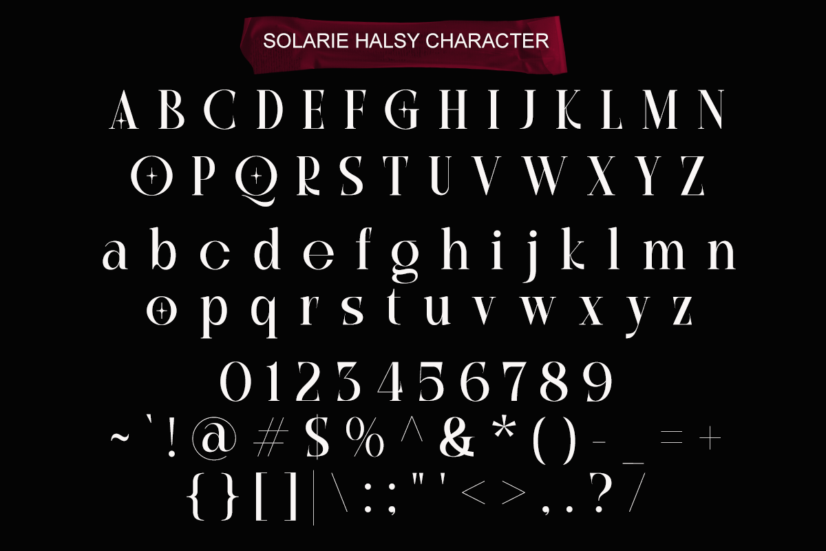 Solarie Halsy - Elegant Serif Font, a Serif Font by RagamKata (Photo 8 of 10)