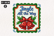 Christmas Bell Frame  PNG, an Illustration by CreationArt (Thumbnail 1 of 4)