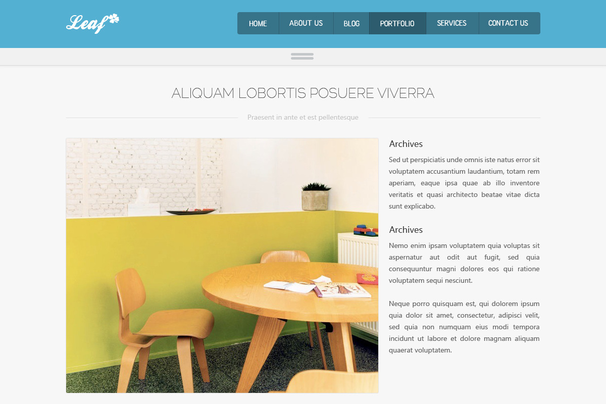 Leaf - Creative HTML5 Template, a Websites & App Template by bestwebsoft (Photo 4 of 5)