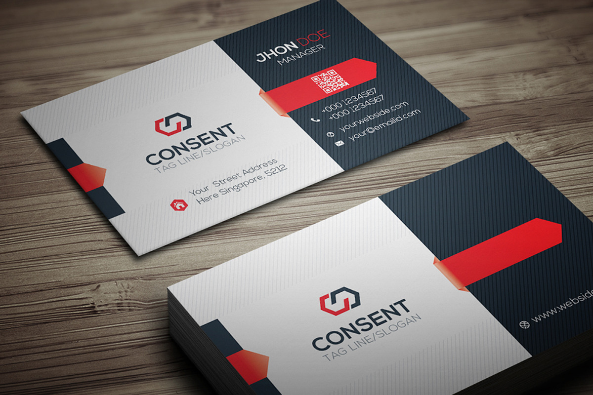 Business Card, a Business Card Template by GenerousArt (Photo 1 of 3)
