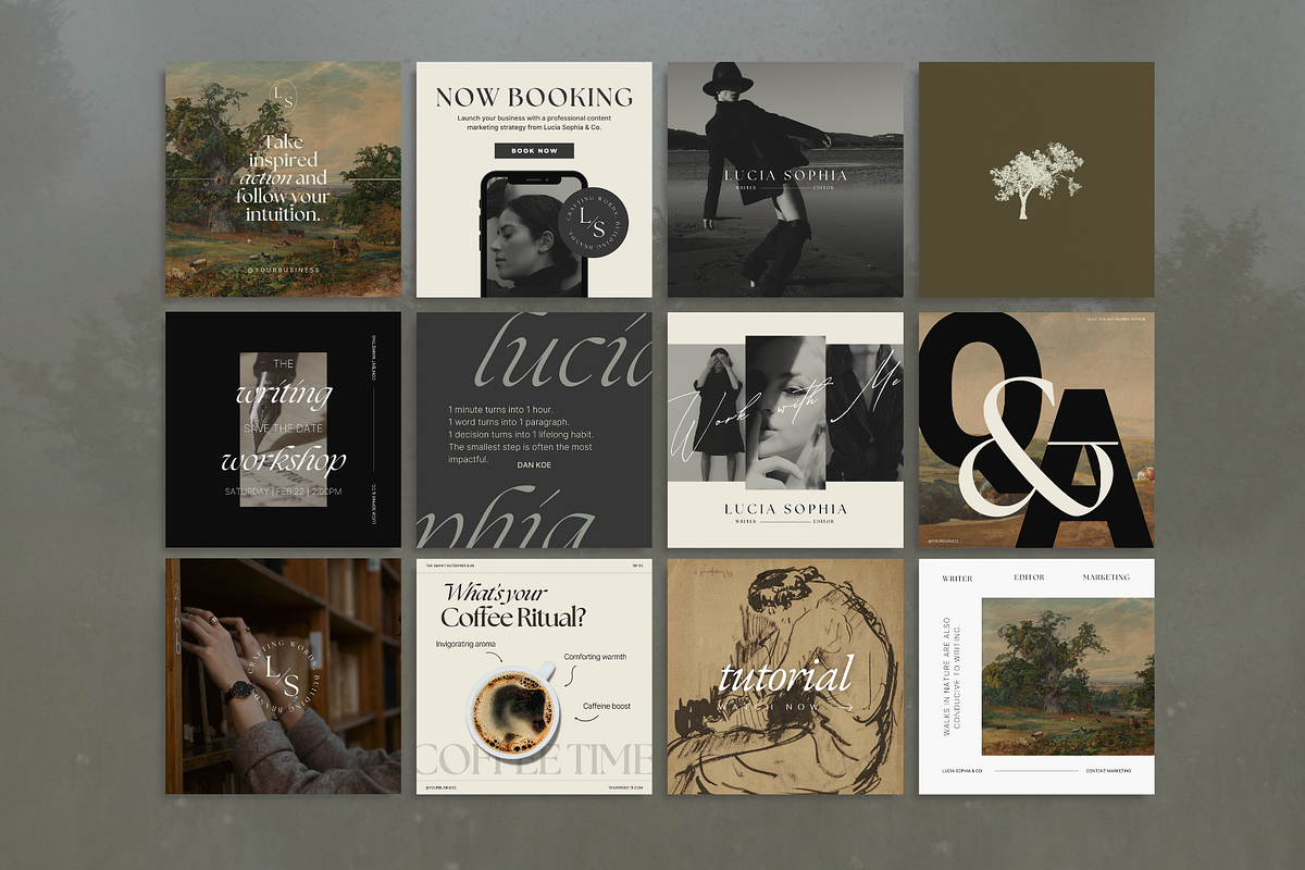 The Editor Template Bundle, a Social Media Template by The Flossy Finch (Photo 5 of 11)