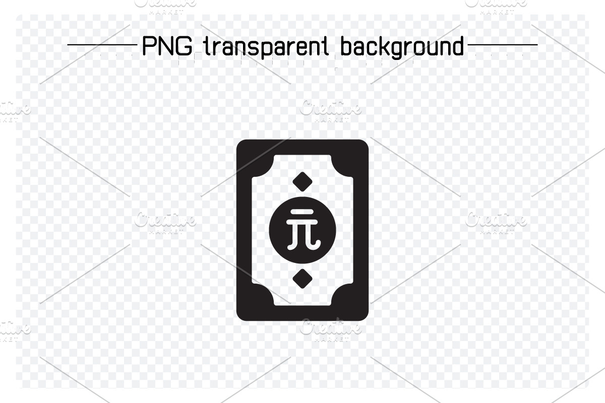 RMB Yuan Money Icons Set, a Solid Icon by Designfour (Photo 5 of 7)