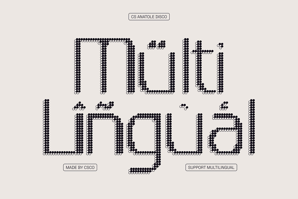 CS Anatole Disco, a Sans Serif Font by Craft Supply Co. (Photo 2 of 8)