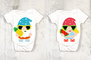 Gnomes Summer Beach, Flat Clipart, an Illustration by Noey smiley (Thumbnail 5 of 8)