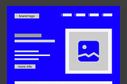 Modern Wireframe Template, a Wireframe Template by MightyDesign (Thumbnail 2 of 9)