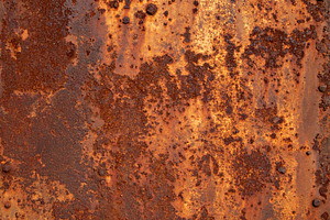 brown rusted steel metal texture background AI generated, a Photo by WorldOfPhotos