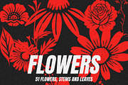 Flowers - 51 PNGs, an Object Graphic by Ridgeline Media CA (Thumbnail 1 of 3)