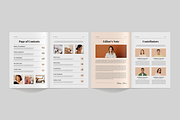 Magazine Layout | Canva & InDesign, a Magazine Template by Leaflove (Thumbnail 4 of 10)