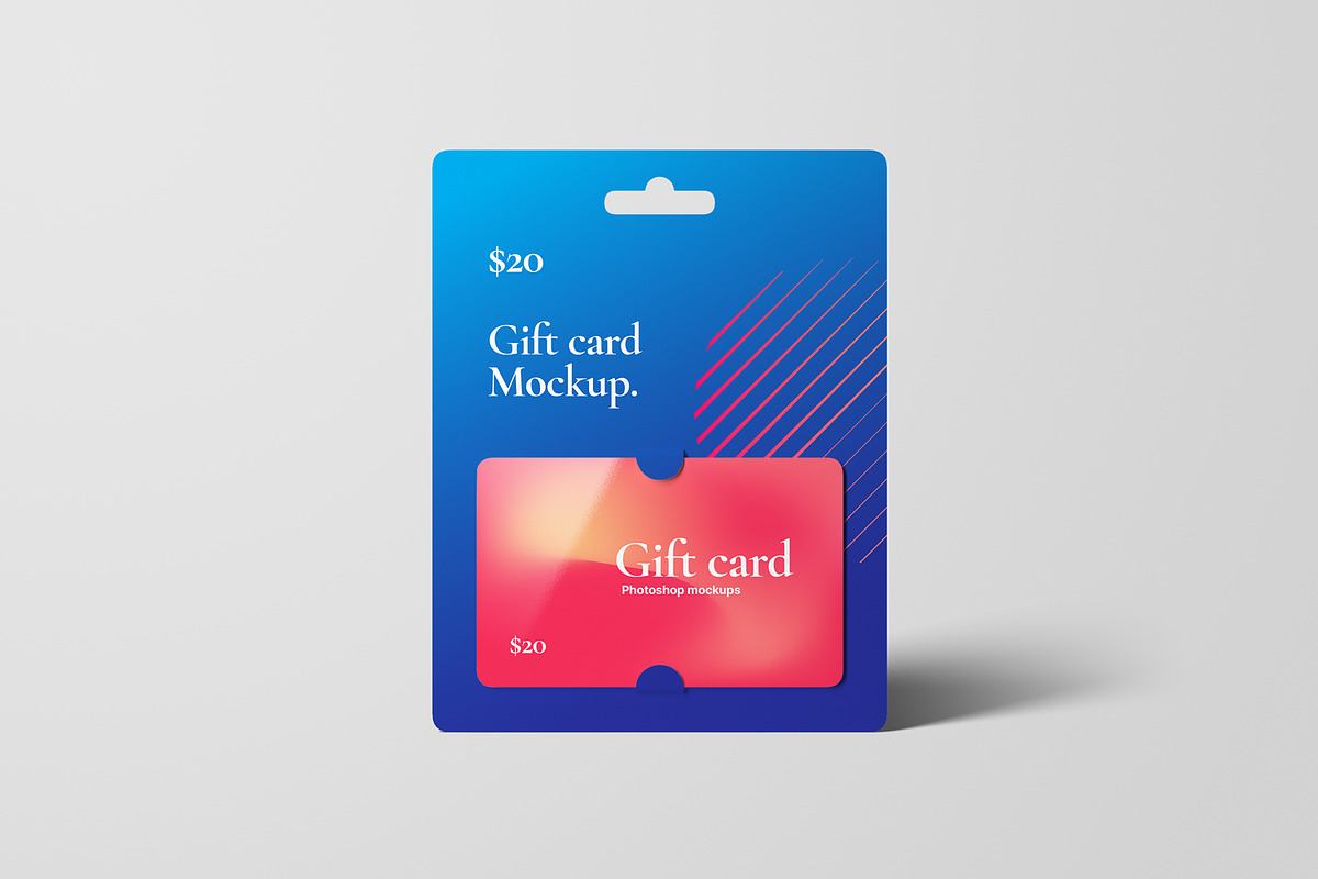 Gift Card Mockups, a Packaging Mockup by artimasa (Photo 5 of 8)