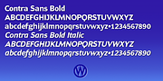 Contra Sans, a Sans Serif Font by Wiescher-Design (Thumbnail 6 of 8)