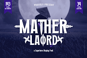 Mather Laord | Display Hero Font, a Serif Font by twinstd (Thumbnail 1 of 13)