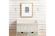 Frame Mockup Nursery Theme, a Print Template by positvtplus (Thumbnail 1 of 2)
