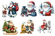 Christams Santa Claus Clipart, an Illustration by Designworld (Thumbnail 4 of 6)