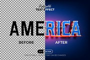 America Text Effect, a Layer Style Add-On by Mockmenot (Thumbnail 2 of 3)