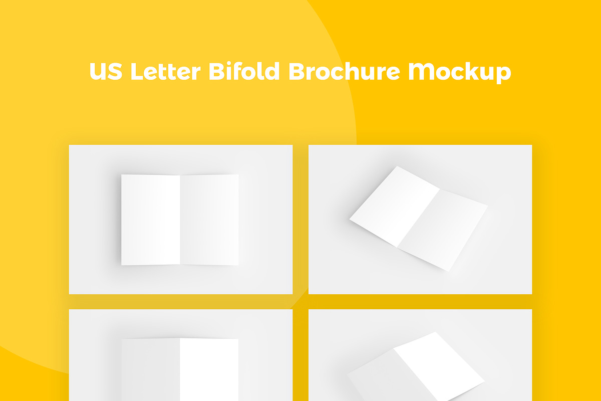US Letter Bifold Brochure Mockup, a Mockup by Toasin Studio (Photo 2 of 8)