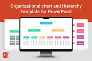 Organizational Chart for PowerPoint, a Presentation Template by HiSlide.io (Thumbnail 1 of 6)