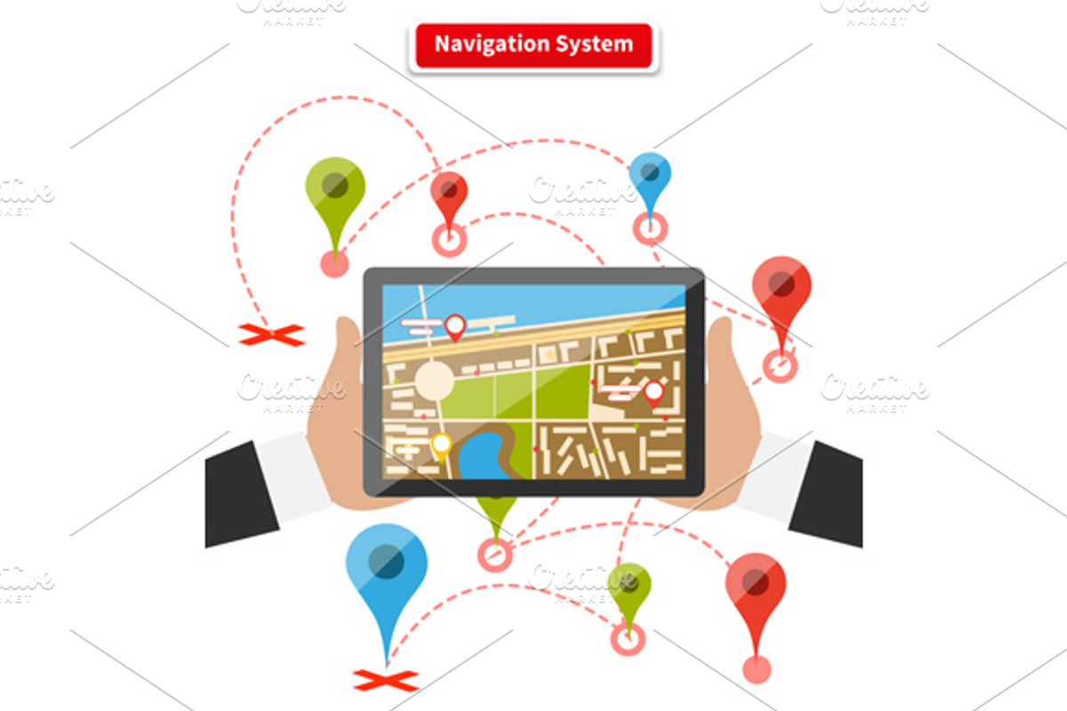 Navigation System, an Illustration by robuart
