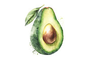 Fruit watercolor illustrations / 01, a Food Illustration by Graxaim Mock-up (Thumbnail 3 of 9)