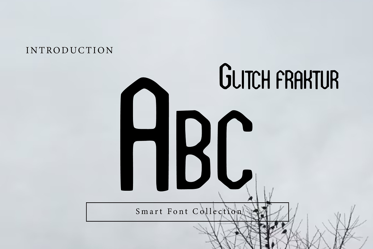 Glitch Fraktur, a Blackletter Font by Wow Magic (Photo 3 of 3)