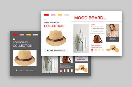 Fashion Mood Bood Layout, an UI Kit Template by MightyDesign