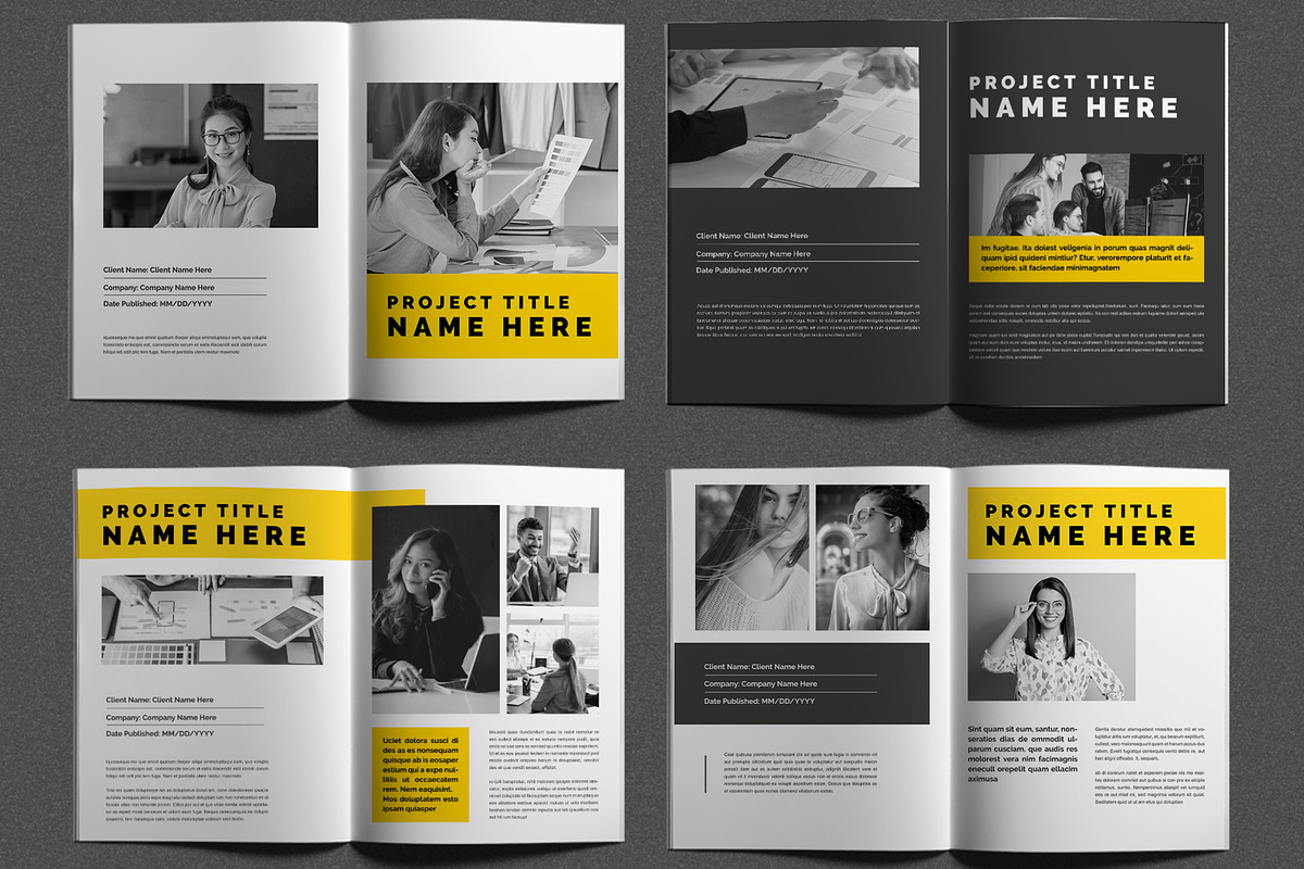 Portfolio Booklet Template