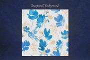 Watercolor Floral Pattern, a Pattern Graphic by MartinShop (Thumbnail 9 of 10)