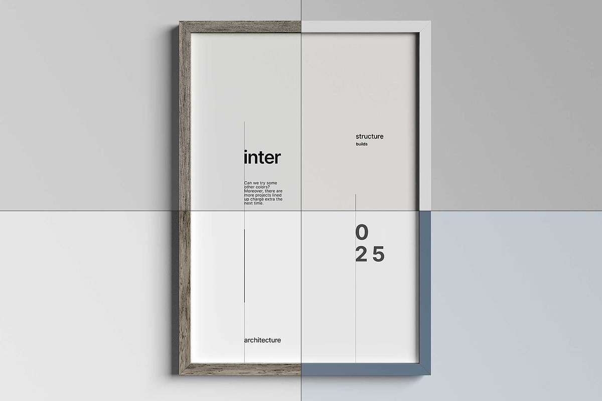 Photo Frame Mockups, an Advertising Mockup by Graphic Pear (Photo 3 of 14)