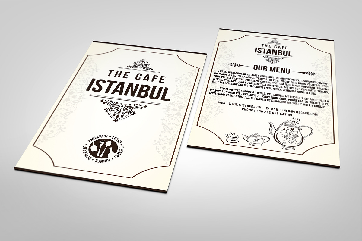 Cafe Menu Pack 01, a Brochure Template by fatihakdemir (Photo 3 of 5)