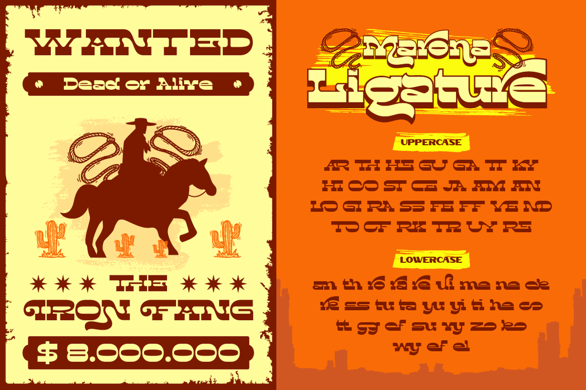 Marona - Western Typeface, a Serif Font by Artisan Themes (Photo 6 of 12)