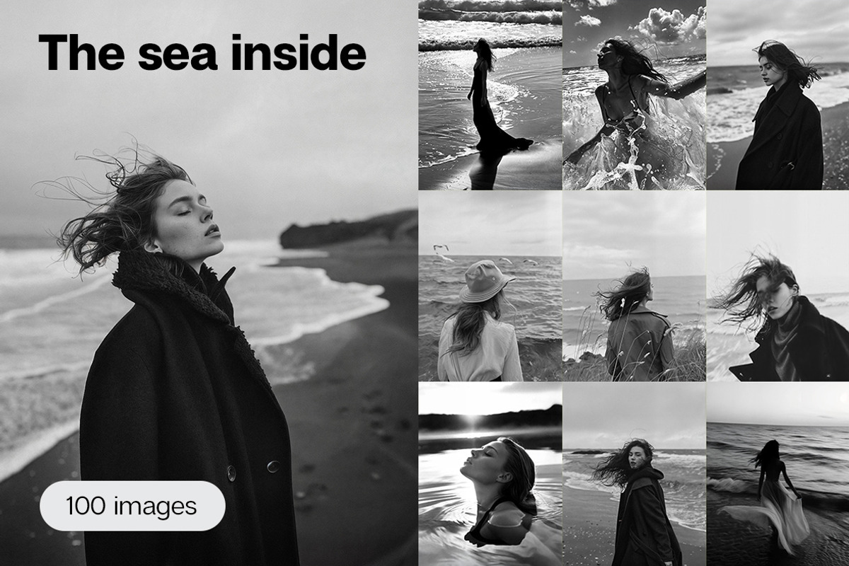 100 The sea inside images, a Person Photo by Handmadefont (Photo 1 of 15)