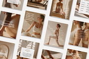 Pilates Instagram Templates, a Social Media Template by Wildnun Studio (Thumbnail 2 of 10)
