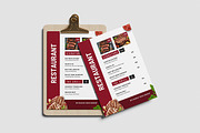 Restaurant Menu Mockup, an Advertising Mockup by swsi-studio (Thumbnail 2 of 5)