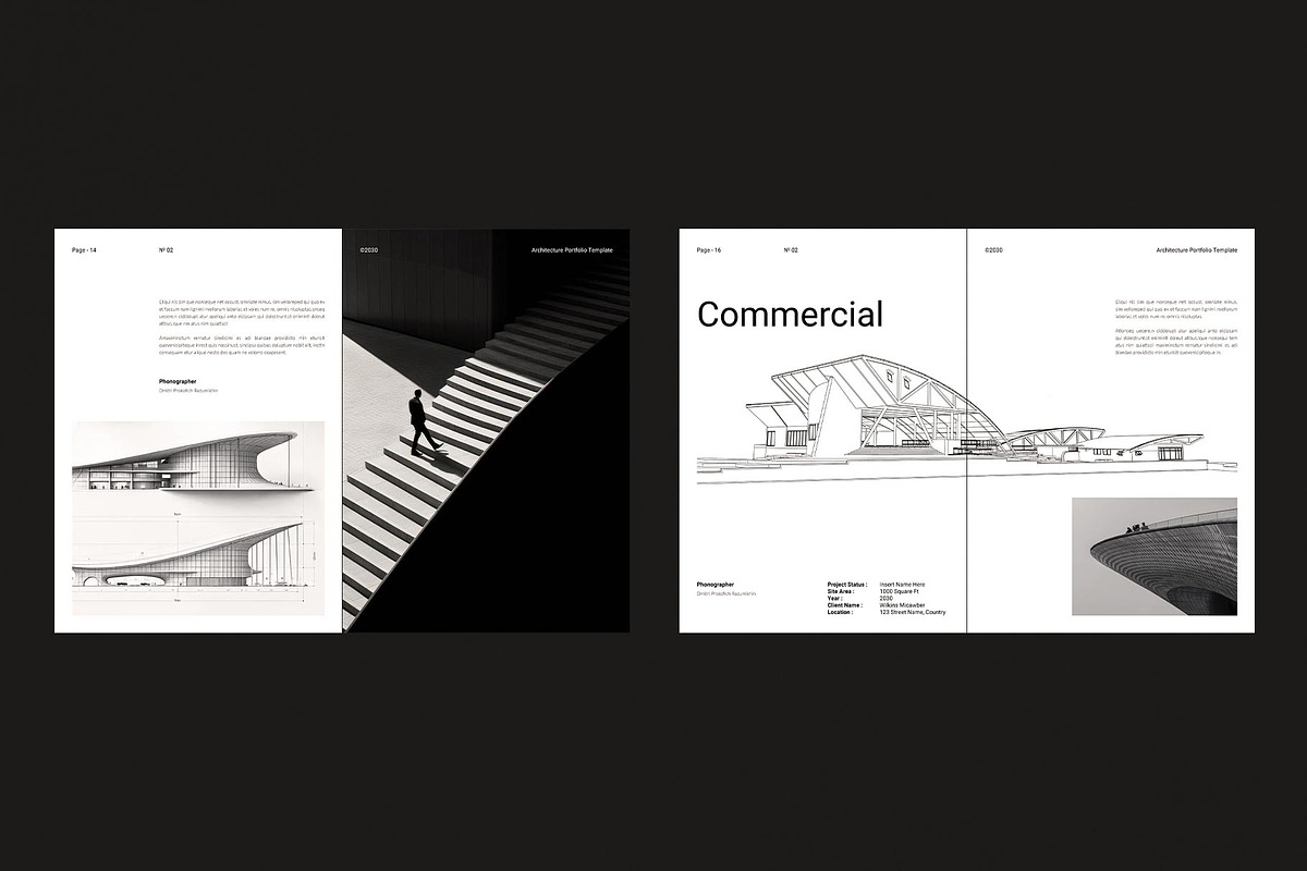 Architecture Portfolio Template, a Brochure Template by DesignCrest (Photo 5 of 18)