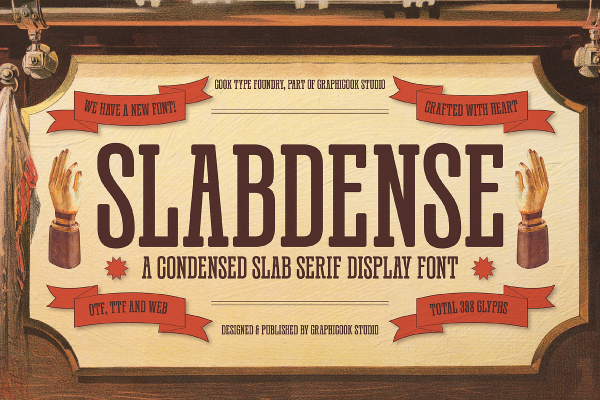 Slabdense, a Font by graphicook (Photo 1 of 10)